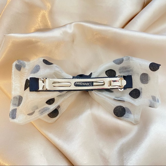 🎀Sheer Mesh Bow Hair Clip - Picture 7 of 11